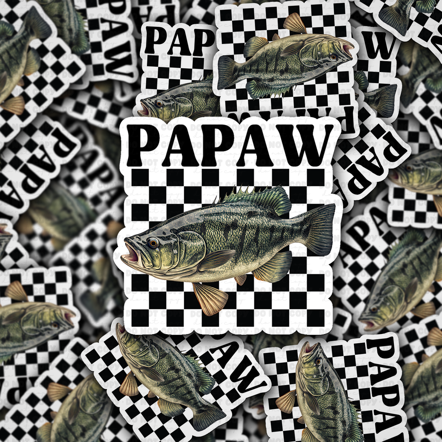 papaw fish sticker