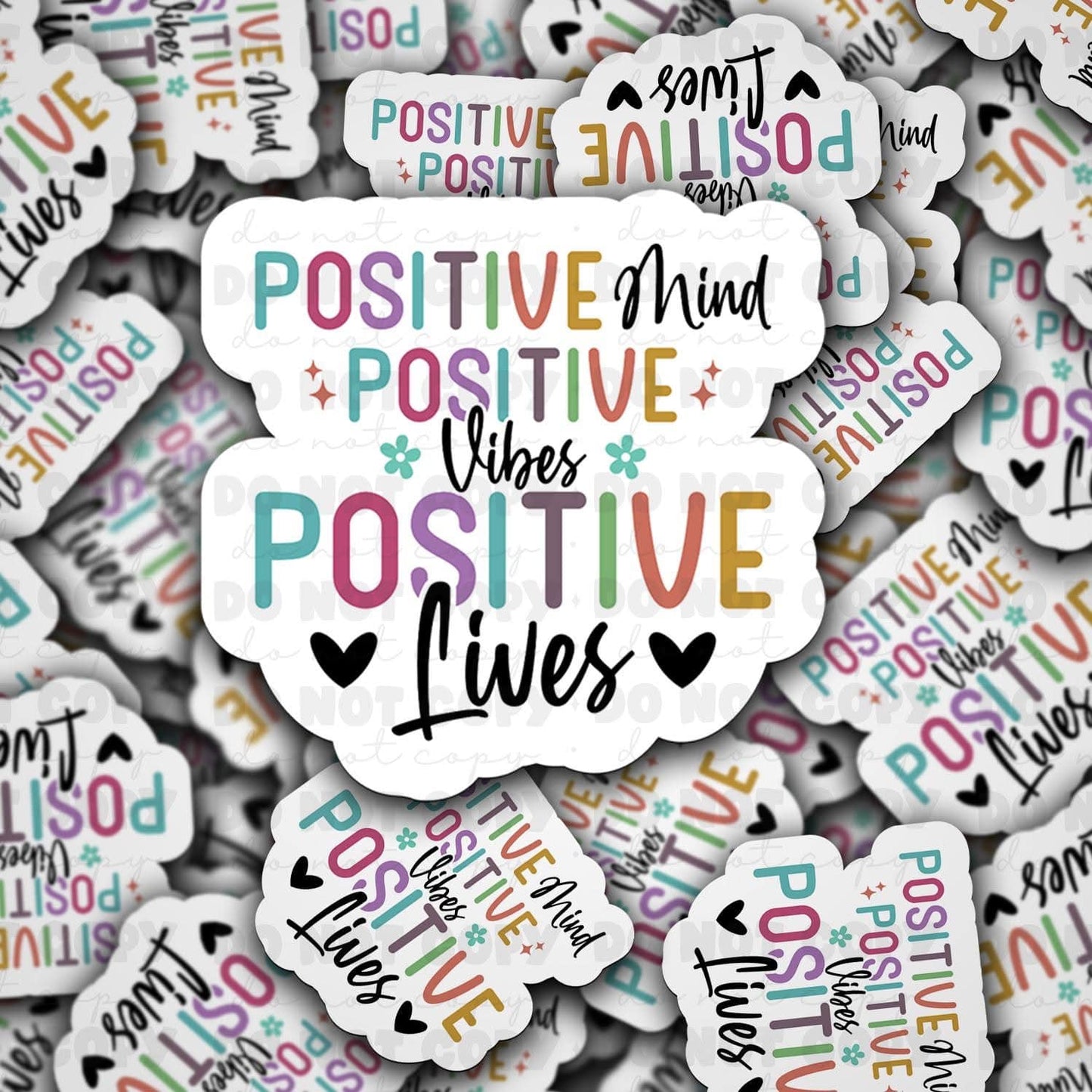 Positive mind sticker