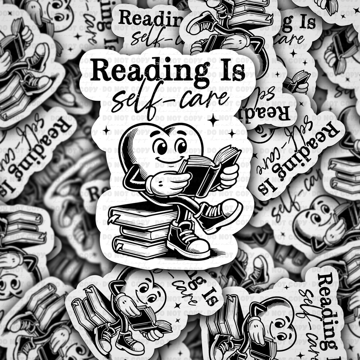 Reading is self care sticker