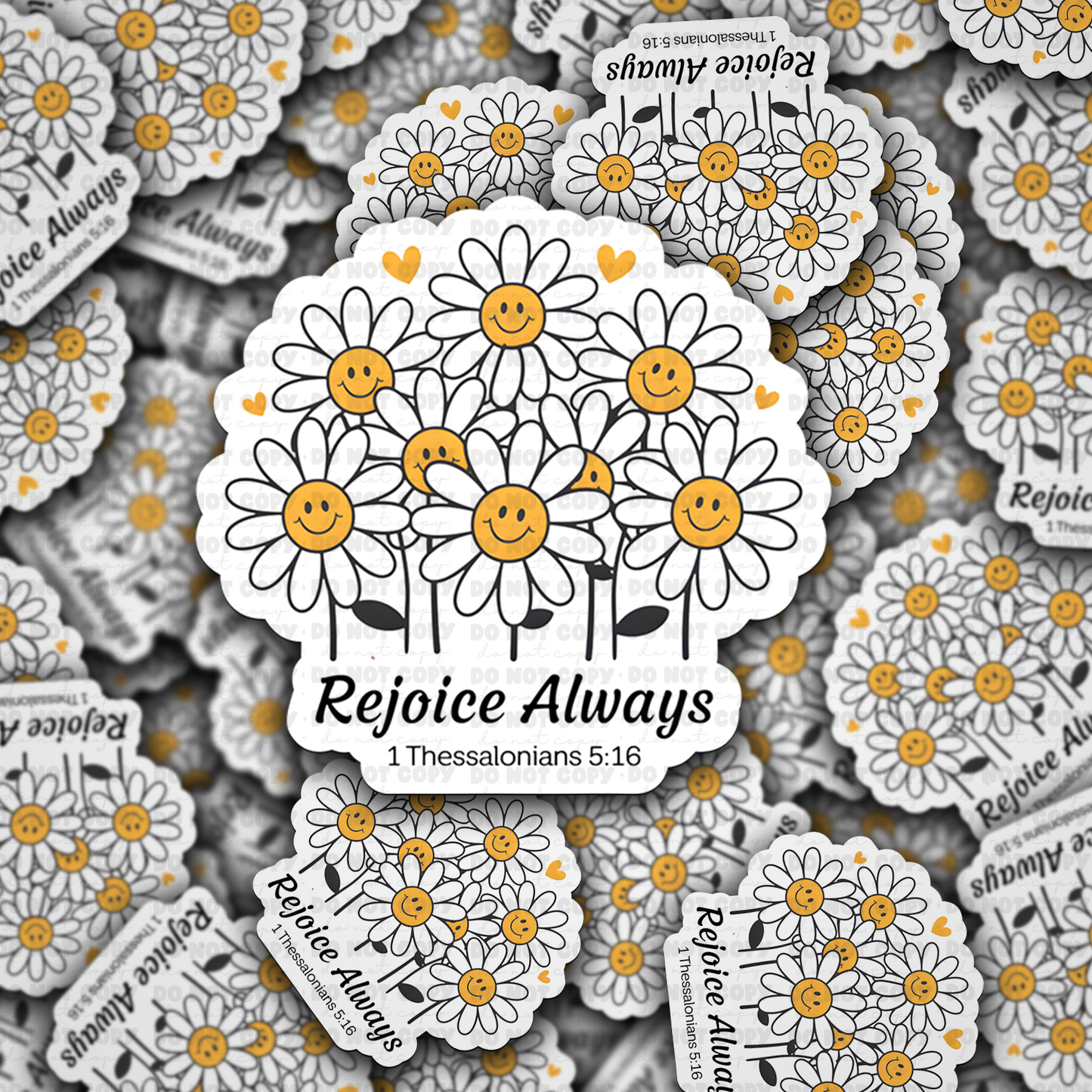 Rejoice always sticker