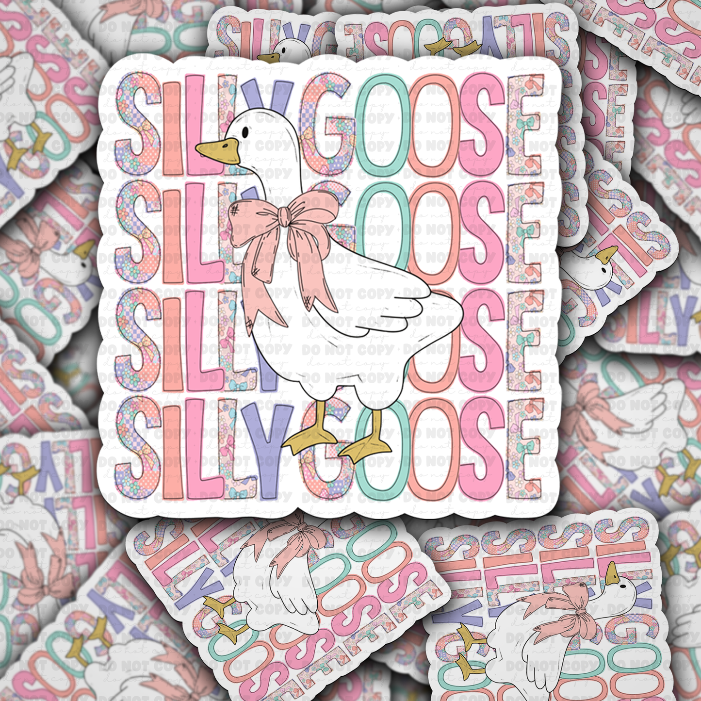 Silly goose sticker