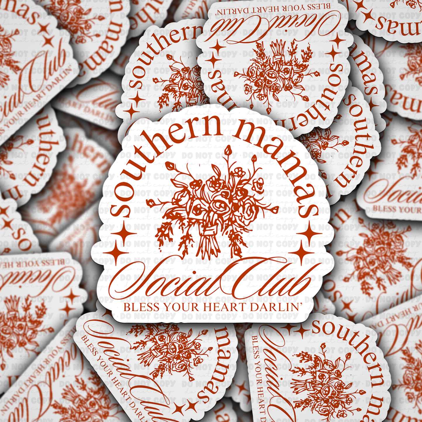 Southern mamas social club sticker