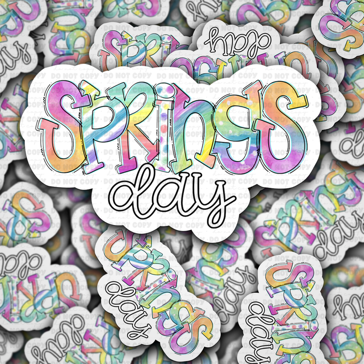 Springs day sticker