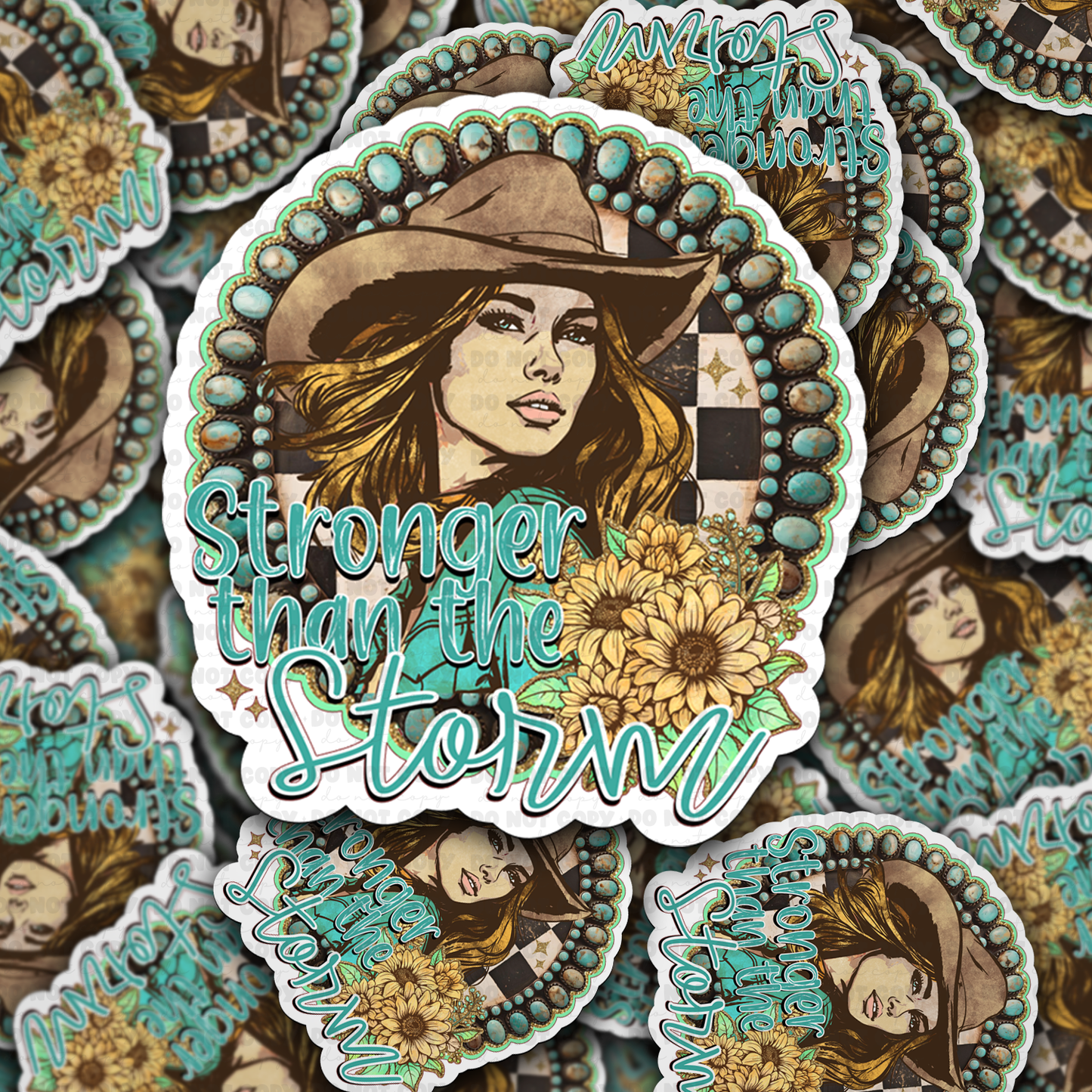 Stronger than the storm sticker