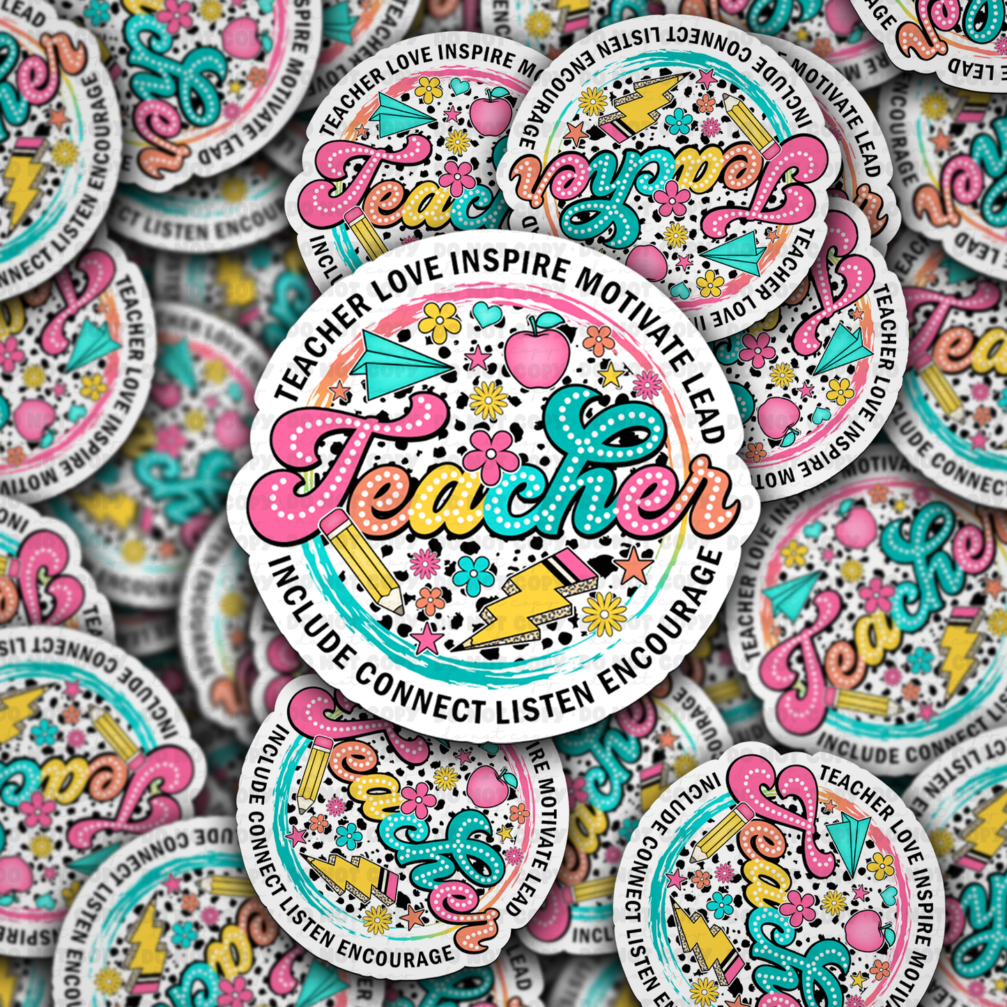 Teacher sticker