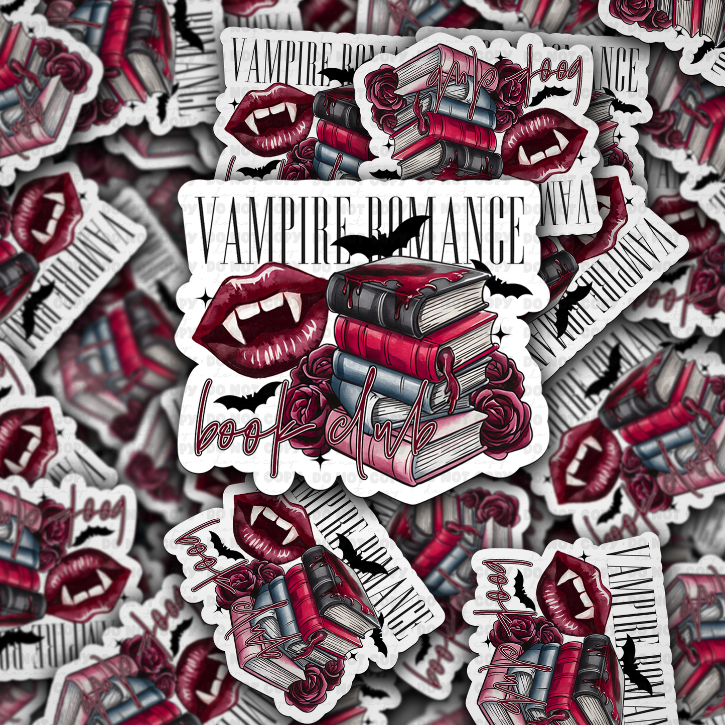 Vampire romance sticker