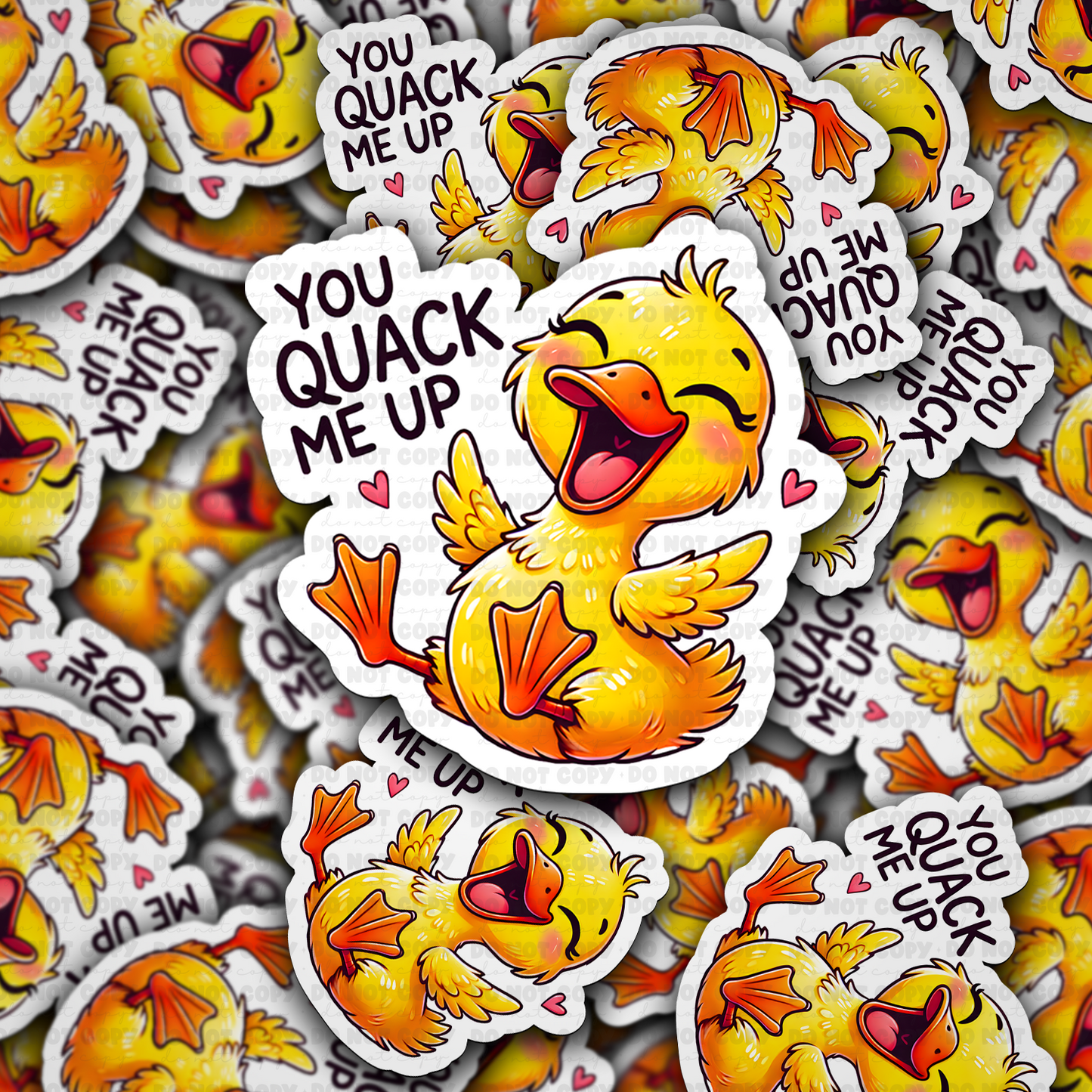 You quack me up sticker
