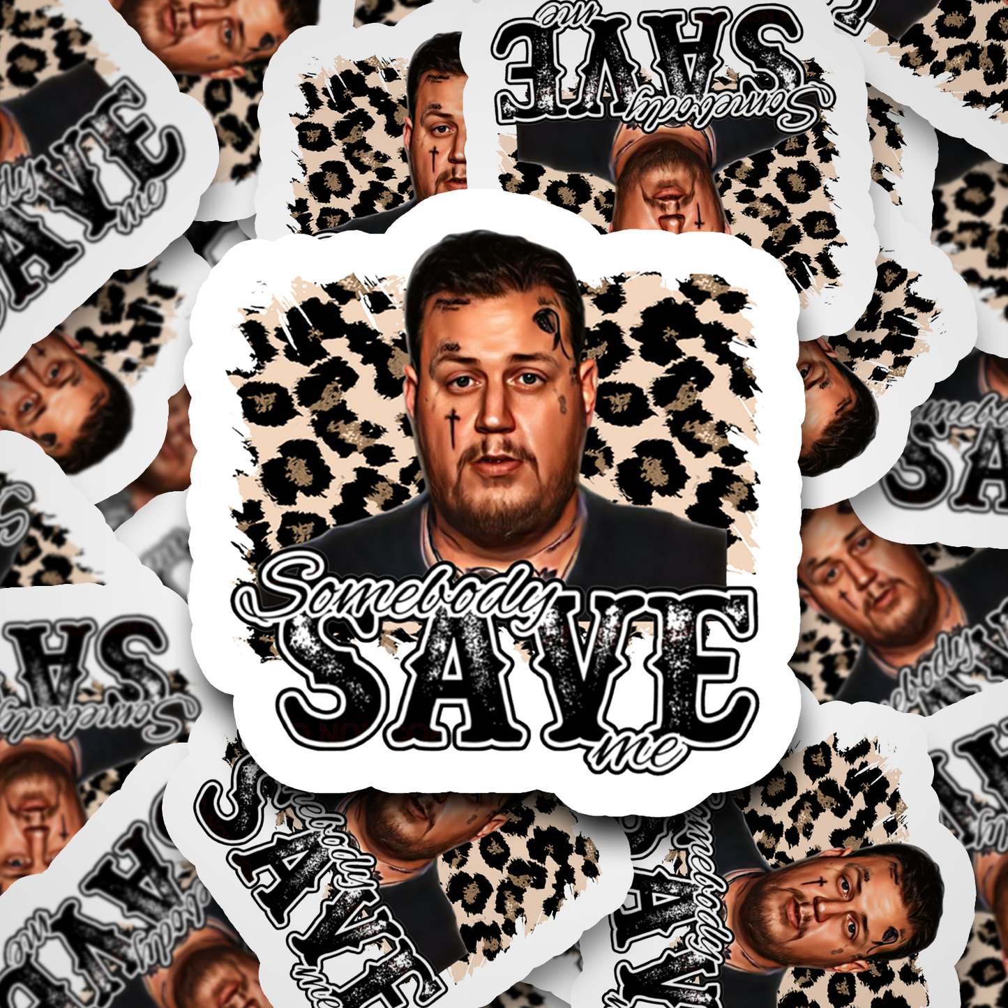 somebody save me sticker