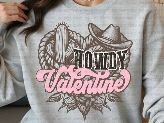 Howdy valentine sweatshirt
