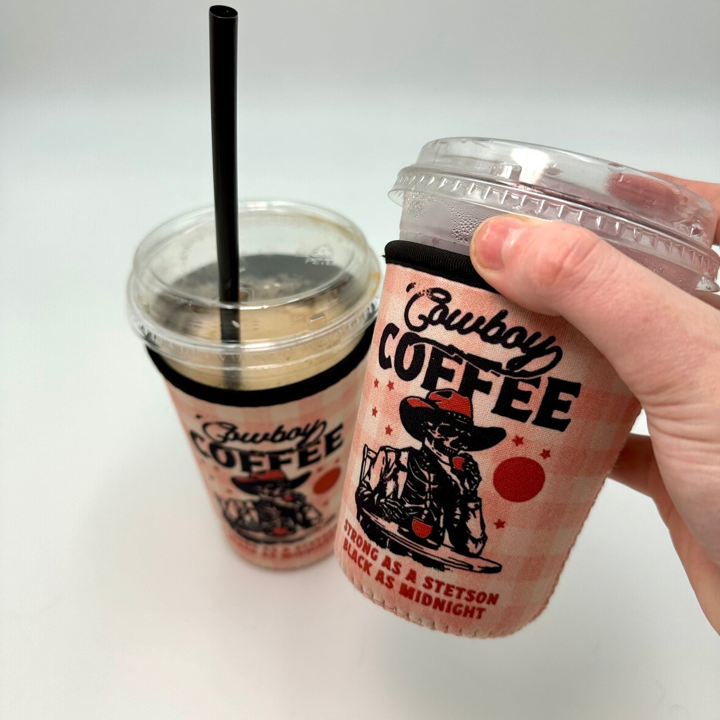 Cowboy coffee Iced Coffee Koozie