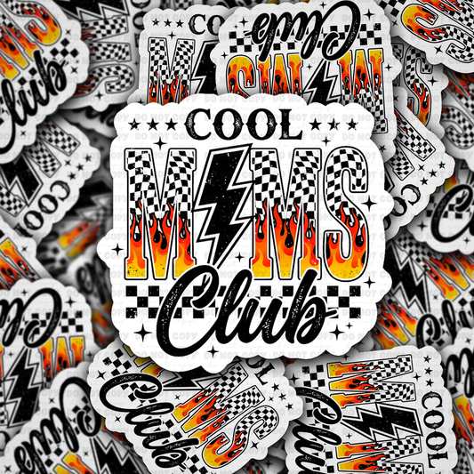 Cool moms club sticker