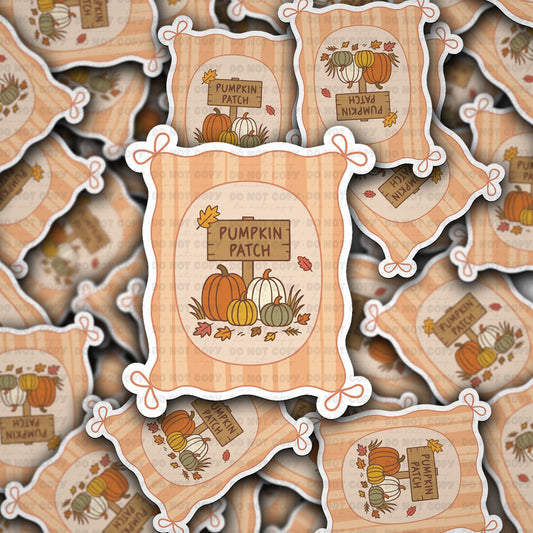 Pumpkin patch sticker
