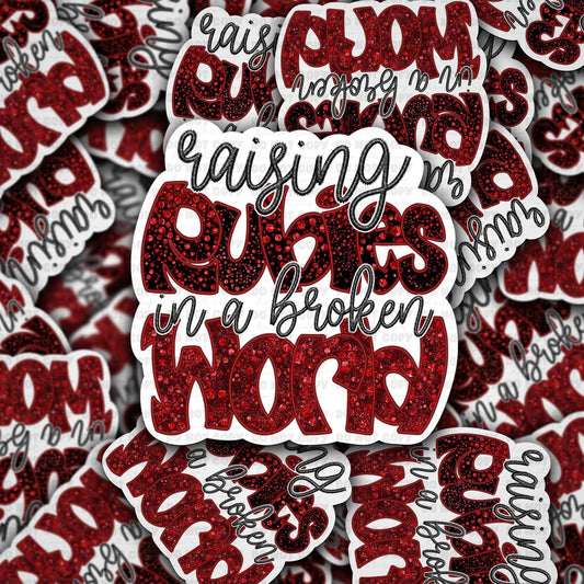 Raising rubies sticker