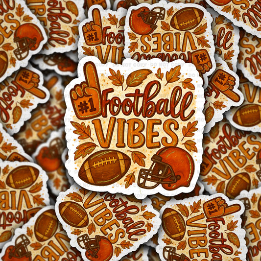 Football vibes sticker