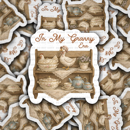 In my granny era sticker
