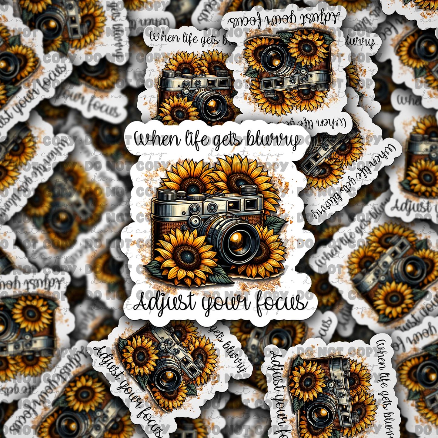 When life gets blurry adjust your focus sticker