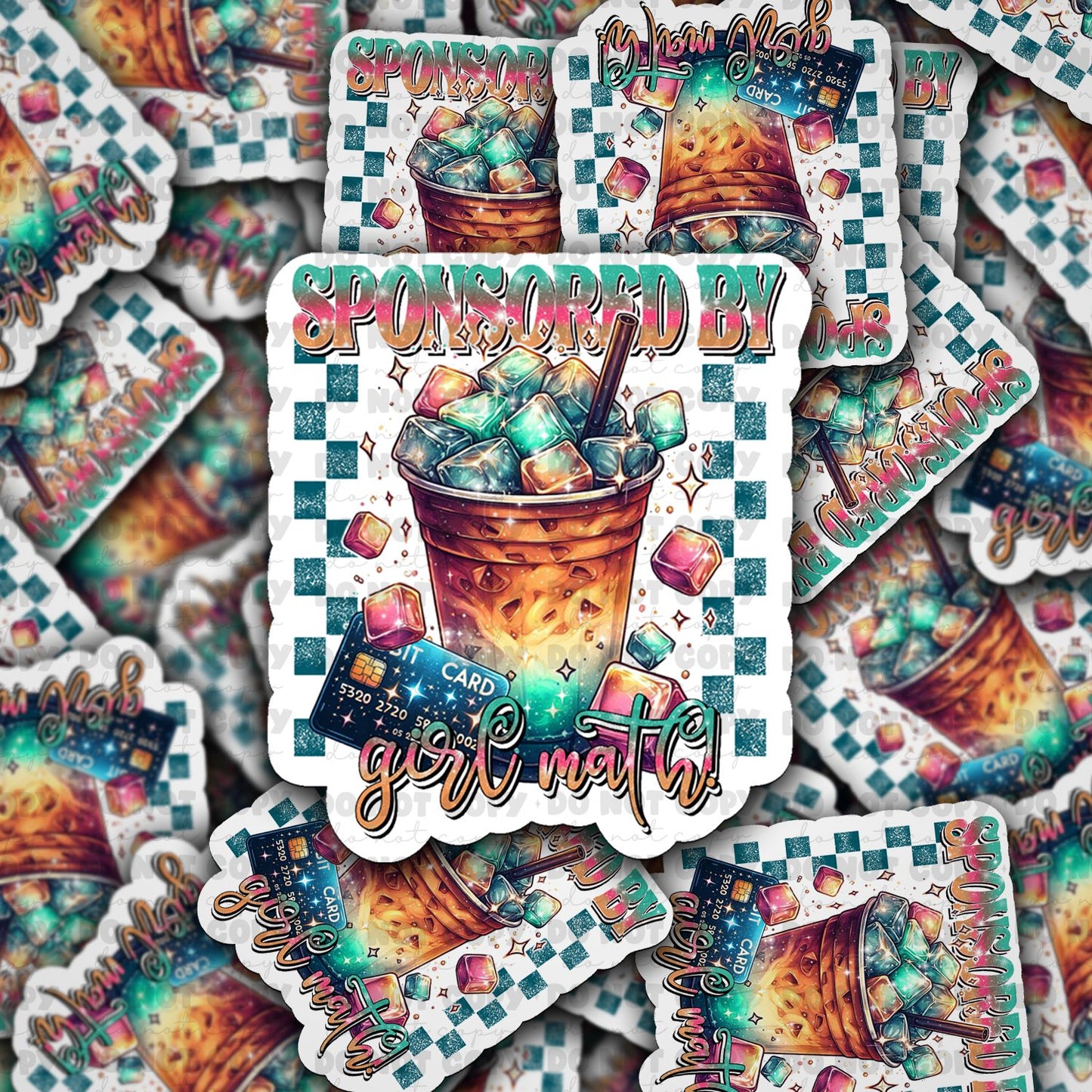 Sponsored by girl math sticker