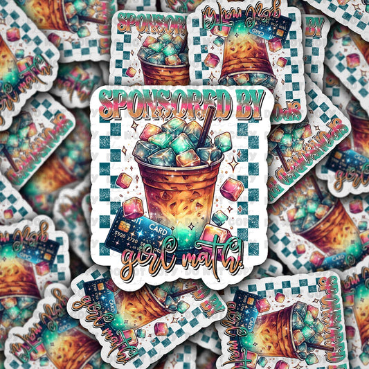Sponsored by girl math sticker