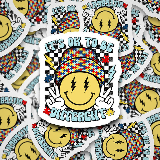 It's ok to be different sticker