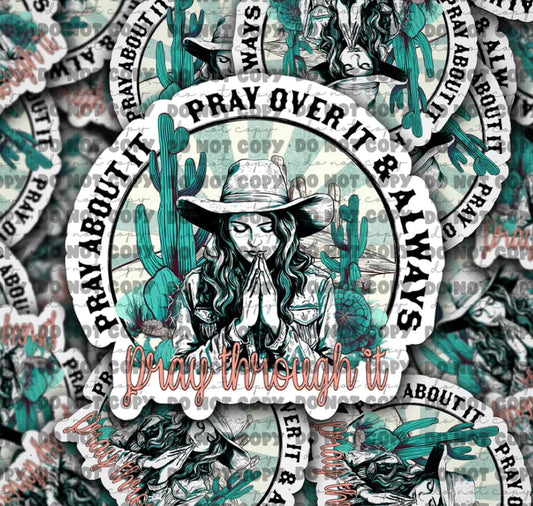 Pray sticker
