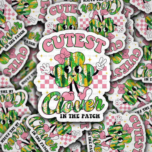 Cutest clover sticker