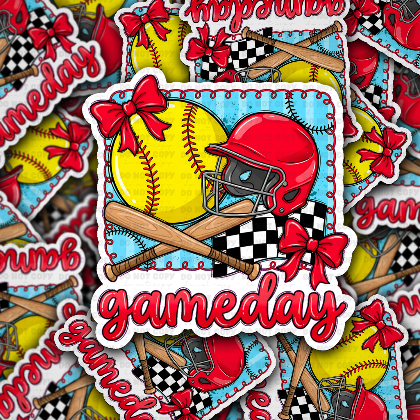 Game day sticker