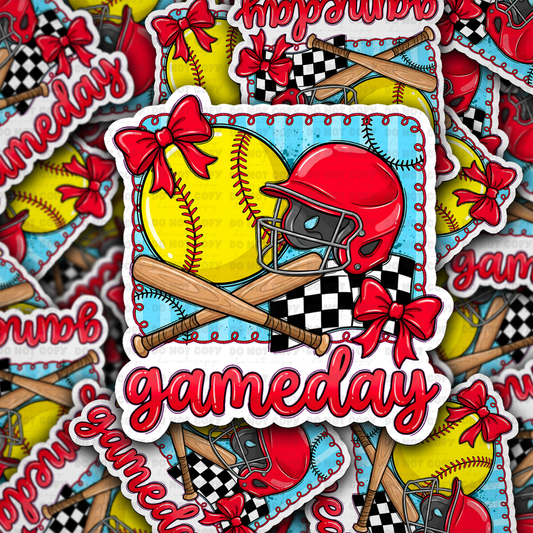 Game day sticker