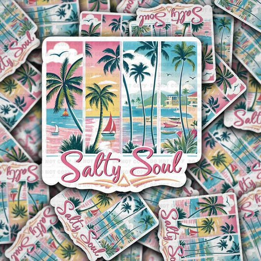 Salty soul sticker