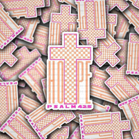 Hope psalms 42:5 sticker