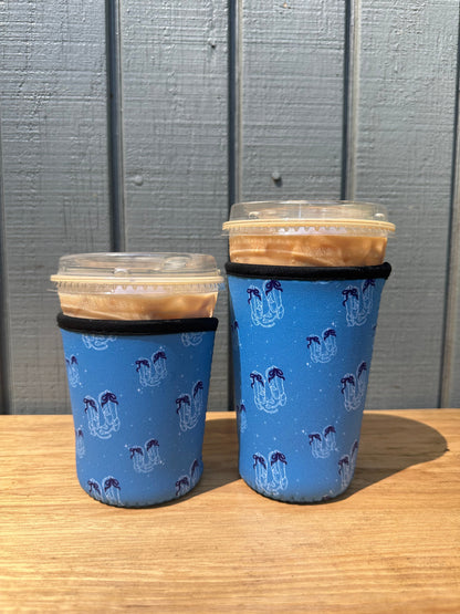 Bow Cowgirl Boots Iced Coffee Cover | Iced Coffee Koozie