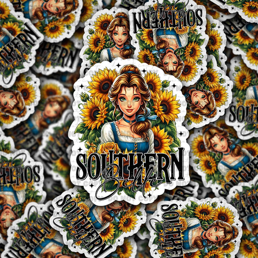 Southern belle sticker