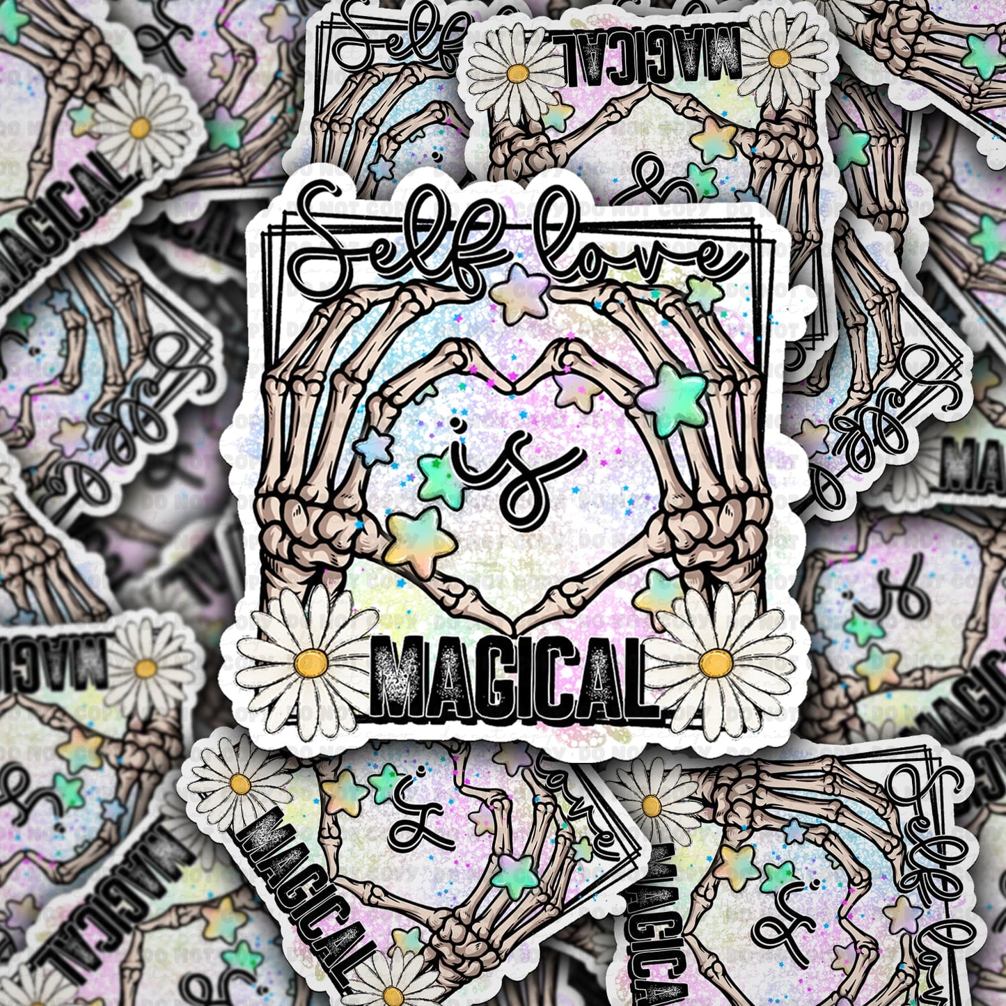 Self love is magical sticker