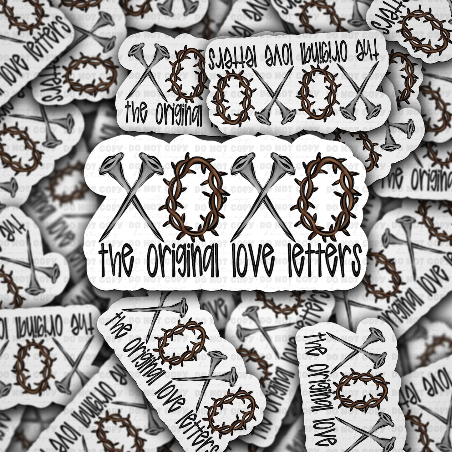 Xoxo the original love letter sticker