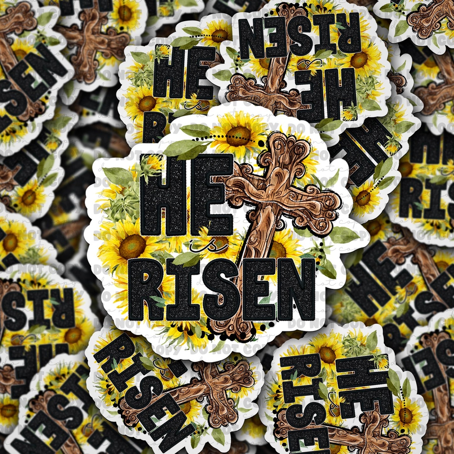 He is risen sticker
