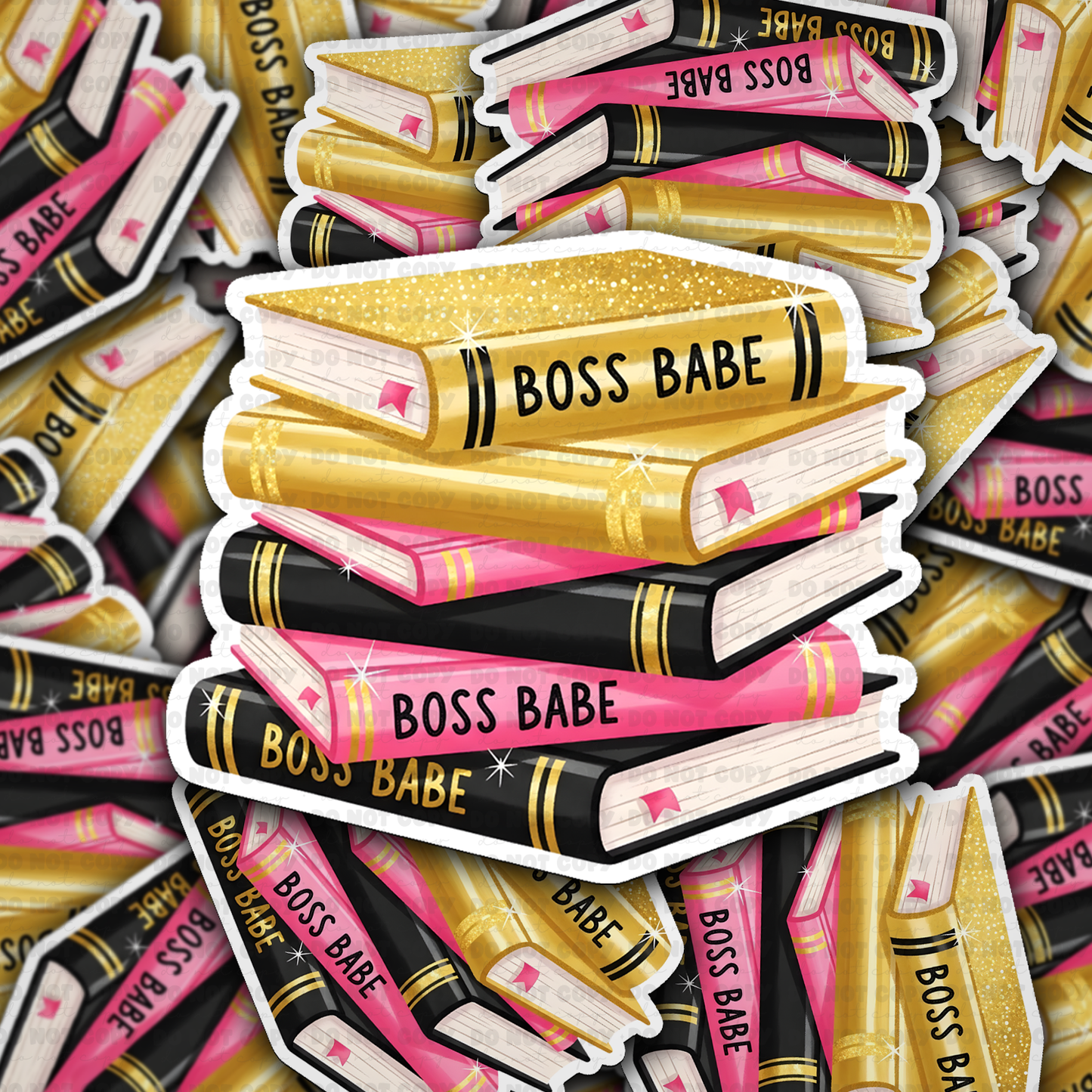 Boss Babe Books sticker