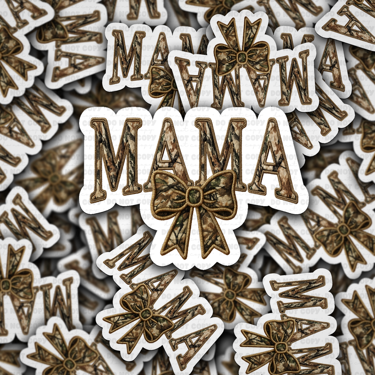 Camo Mama sticker