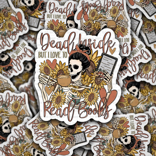 Dead inside sticker
