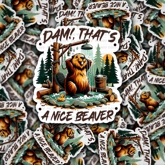 Dam that's a nice beaver sticker