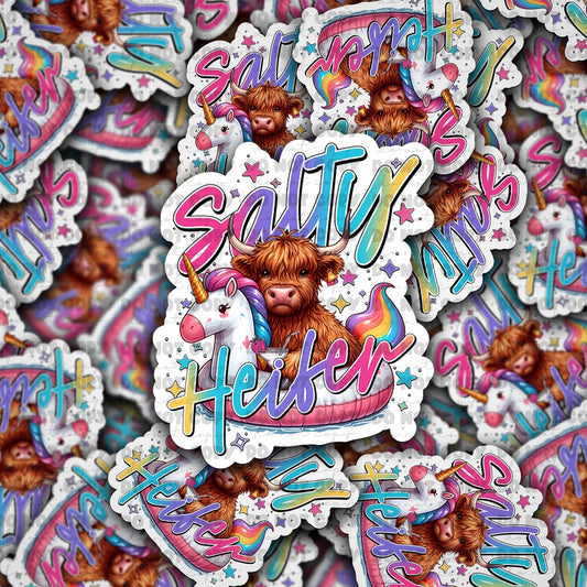 Salty heifer  sticker