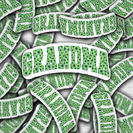 Grandma st Patrick’s name sticker