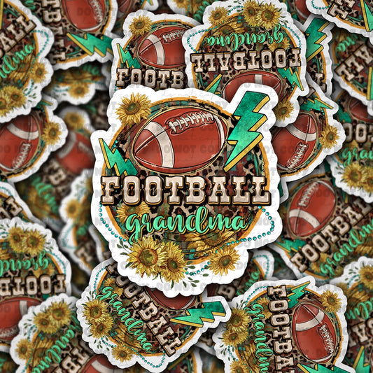 Football grandma sticker