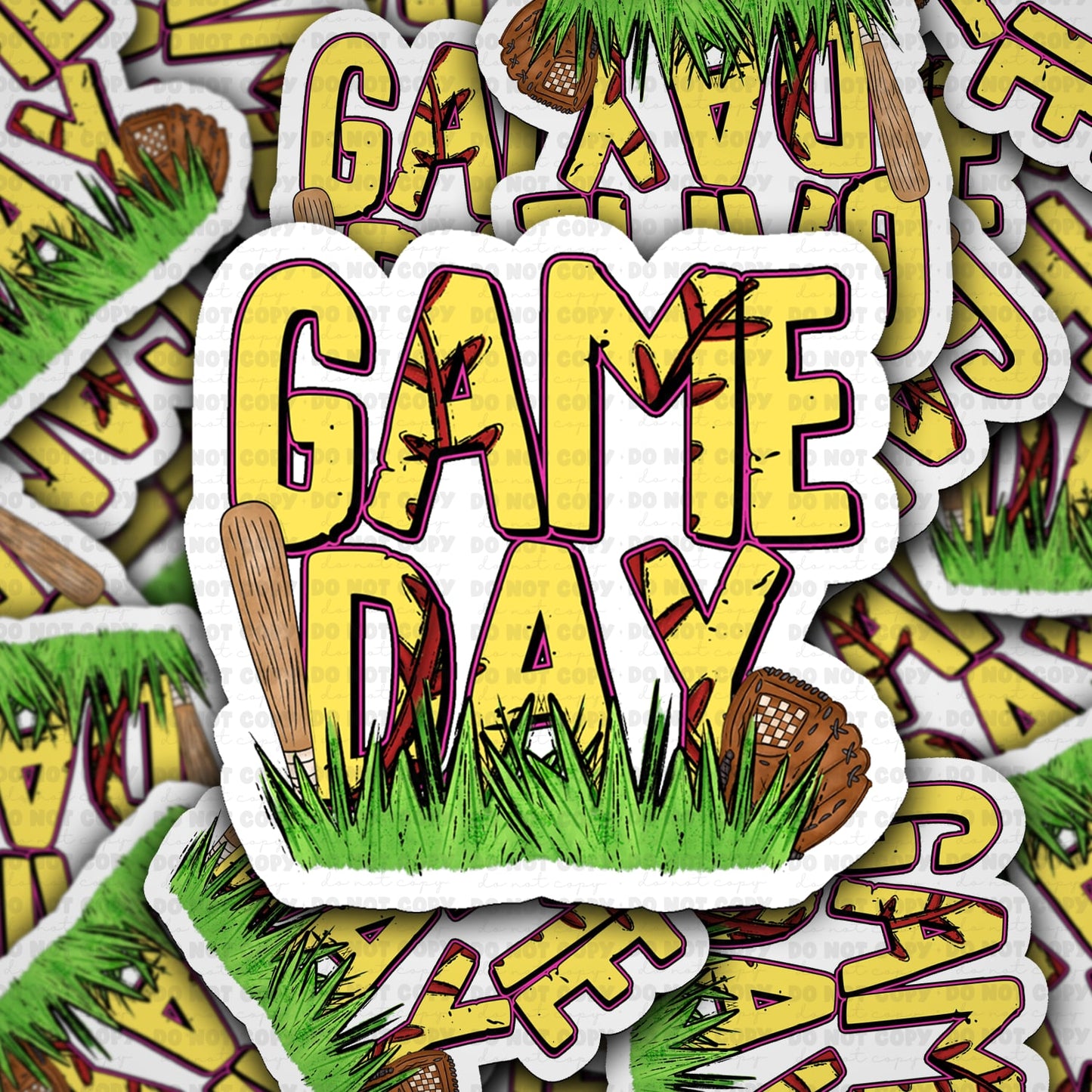 Game day sticker