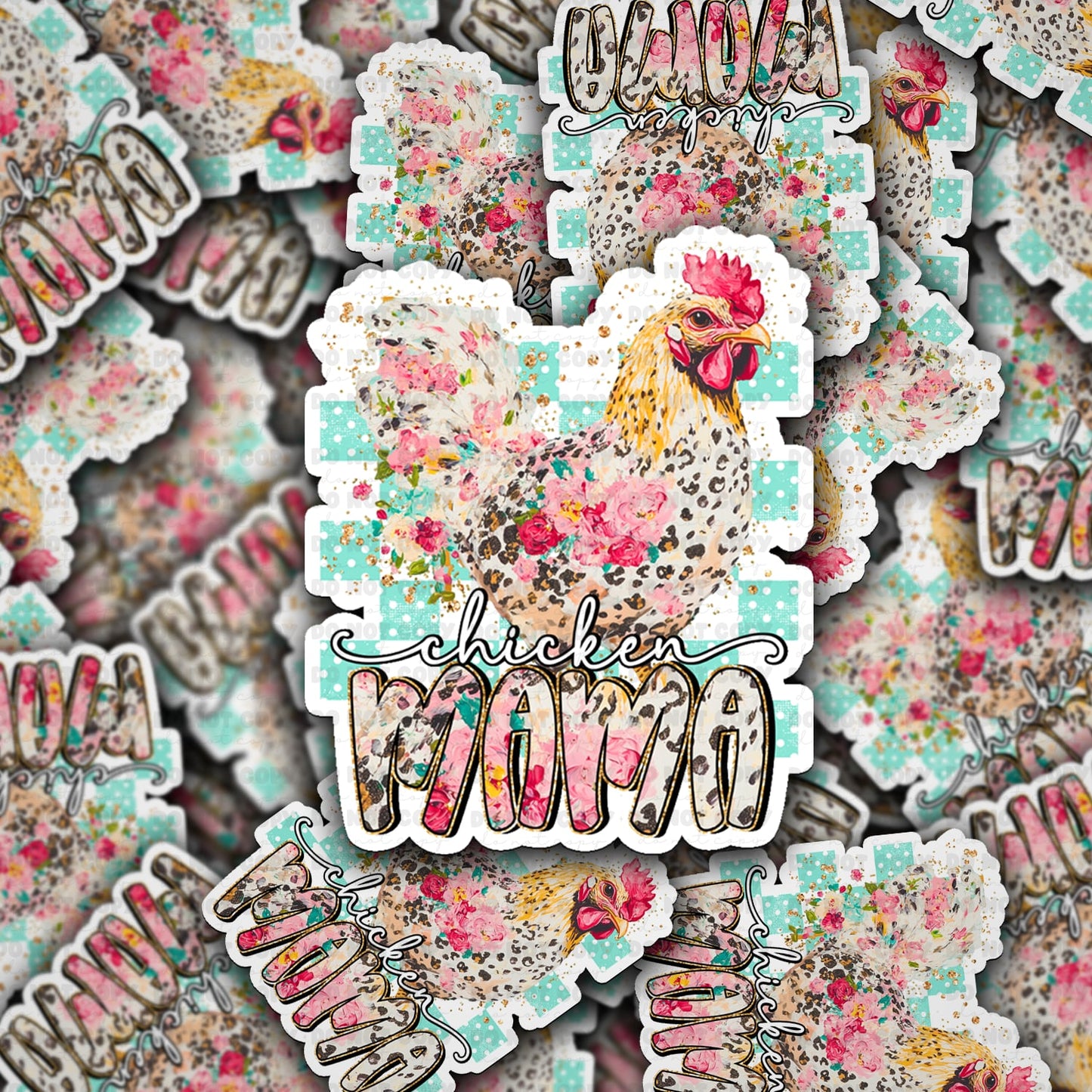 Chicken mama sticker