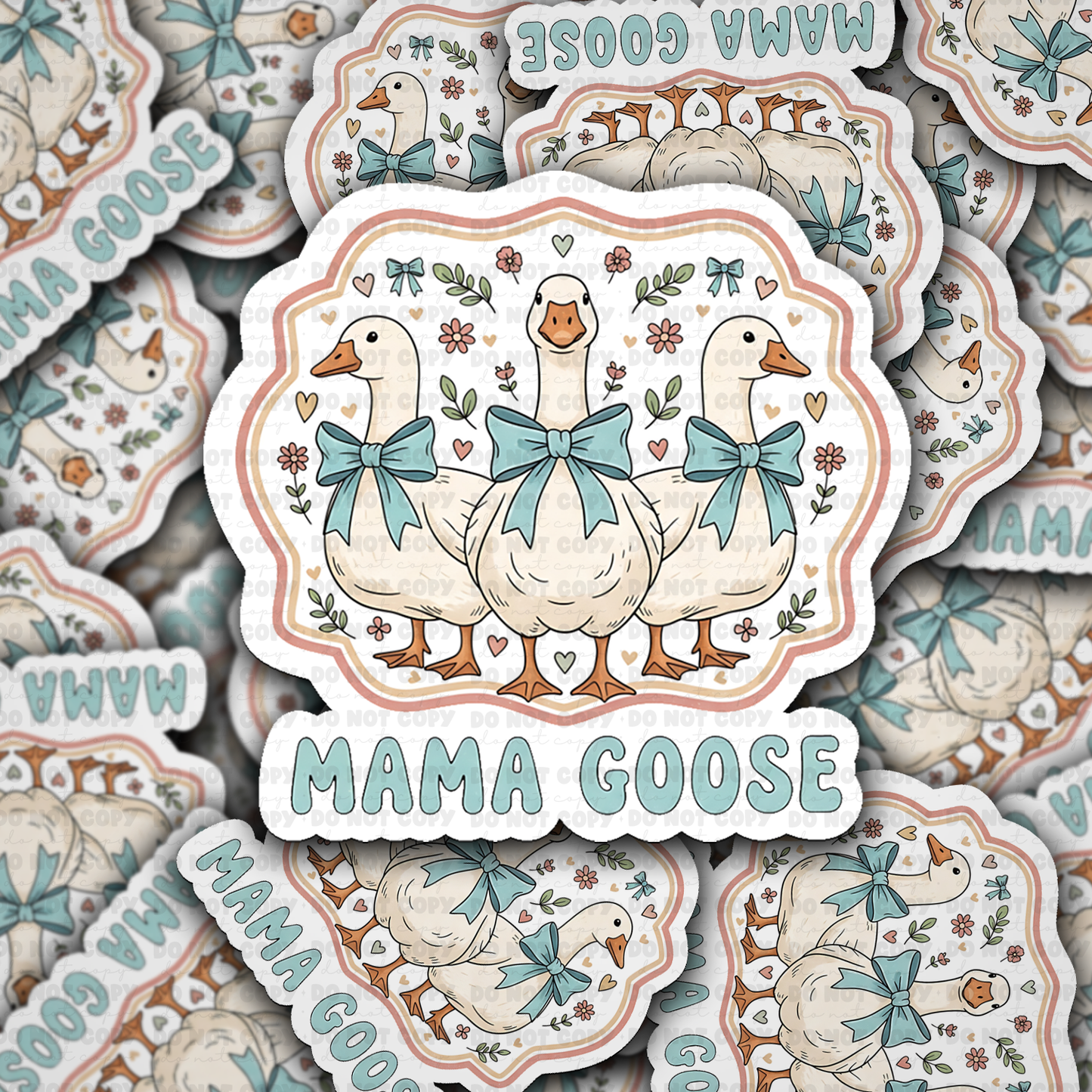 Mama goose sticker