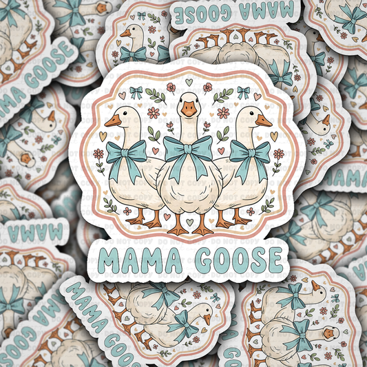 Mama goose sticker