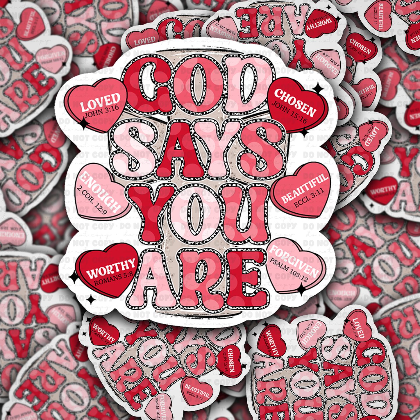 God says you are sticker