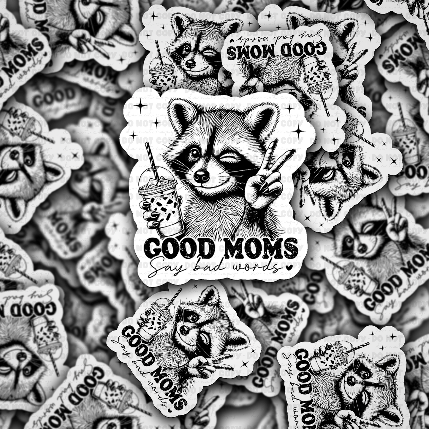Good moms say bad words  sticker
