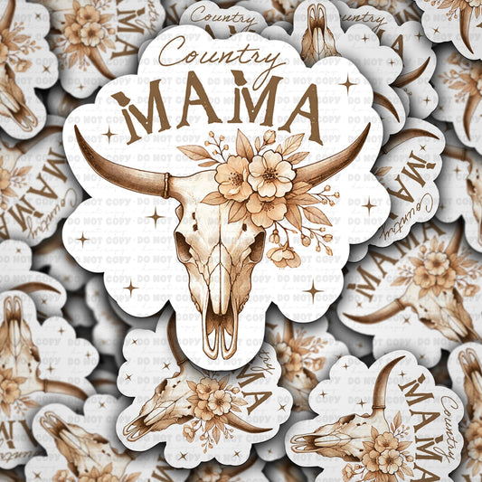 Country mama sticker