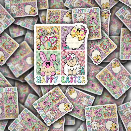 Happy easter sticker