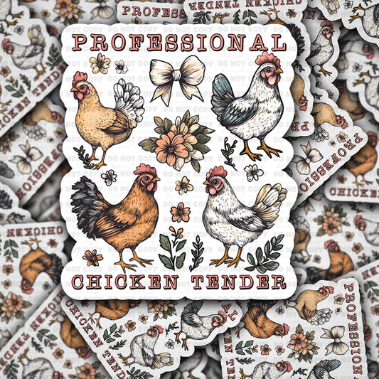 Professional chicken tender sticker